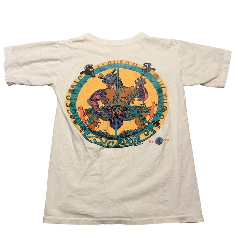 Vintage Preserve Hawaii Culture Single Stitch T Shirt Men's 18.5x25 Surf Skater